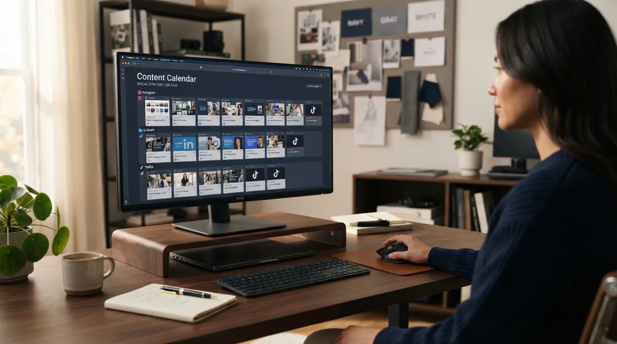 Digital growth and content planning workspace